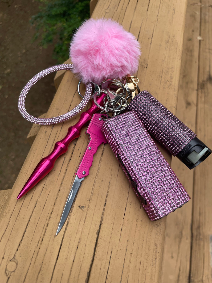 Pink Rhinestone Pepper Spray – Lyla's: Clothing, Decor & More